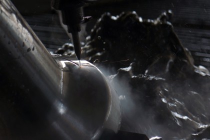 Taglio Titanio per industria aereospaziale